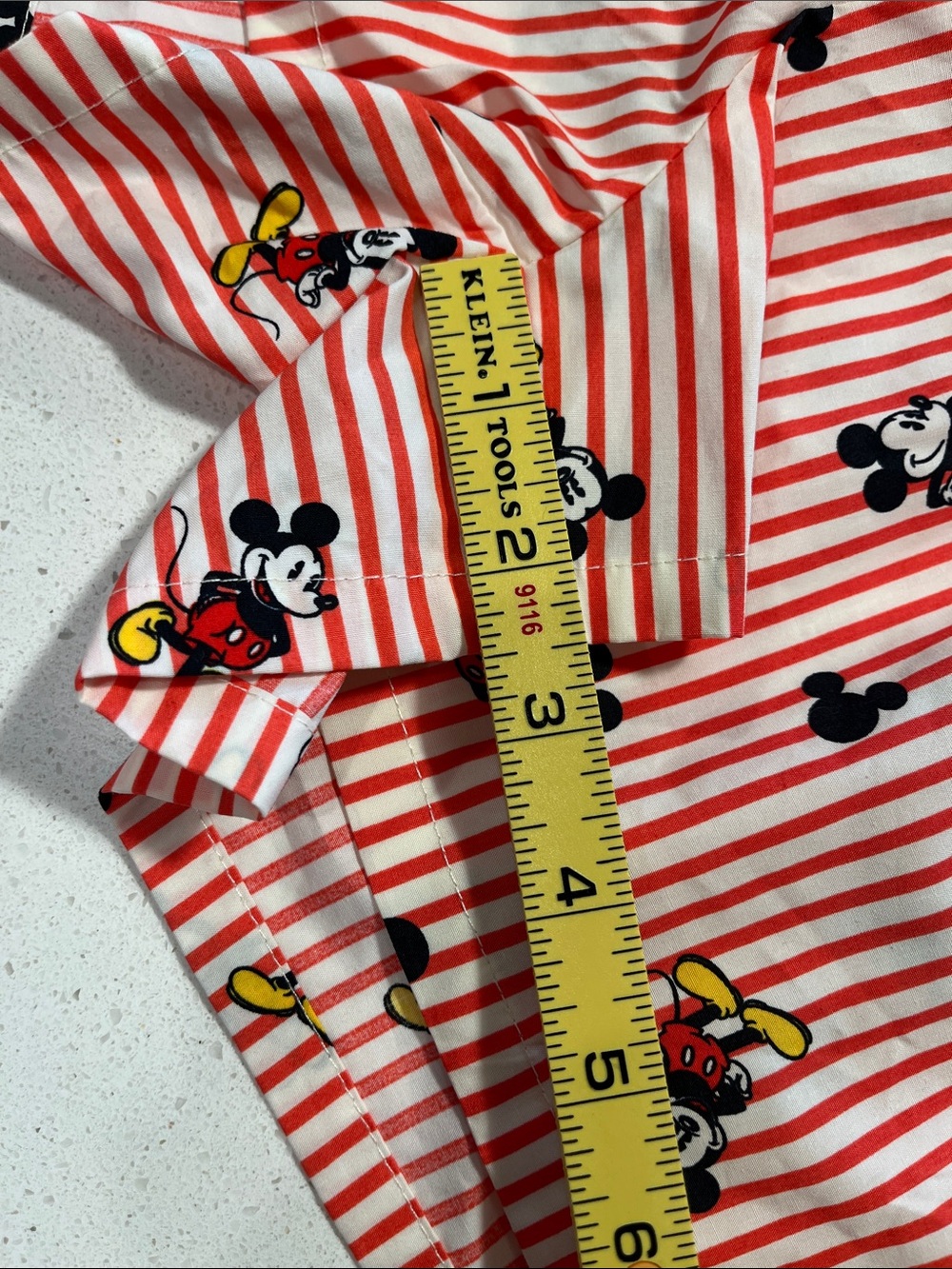 Disney Red Striped Mickey Mouse Cotton Boxer Shorts NWT - Picture 13 of 13